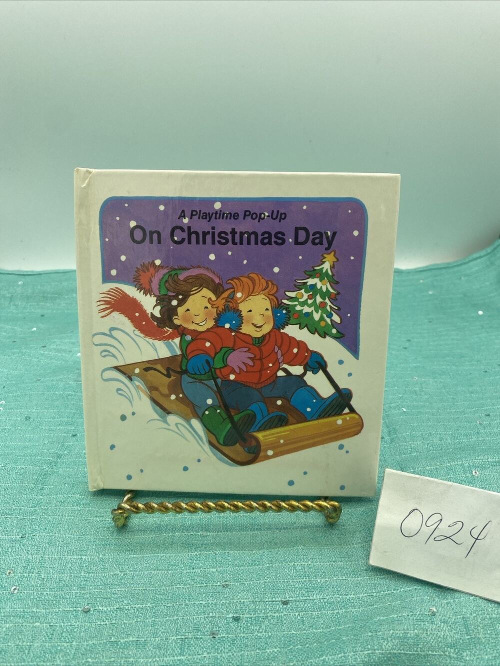 “On Christmas Day” Pop Up Board Book 1991